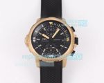 Swiss Replica IWC Aquatimer Chronograph Bronze Expedition Charles Darwin Watch 44MM